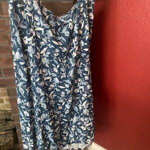 Blue and white skirt worn once excellent condition